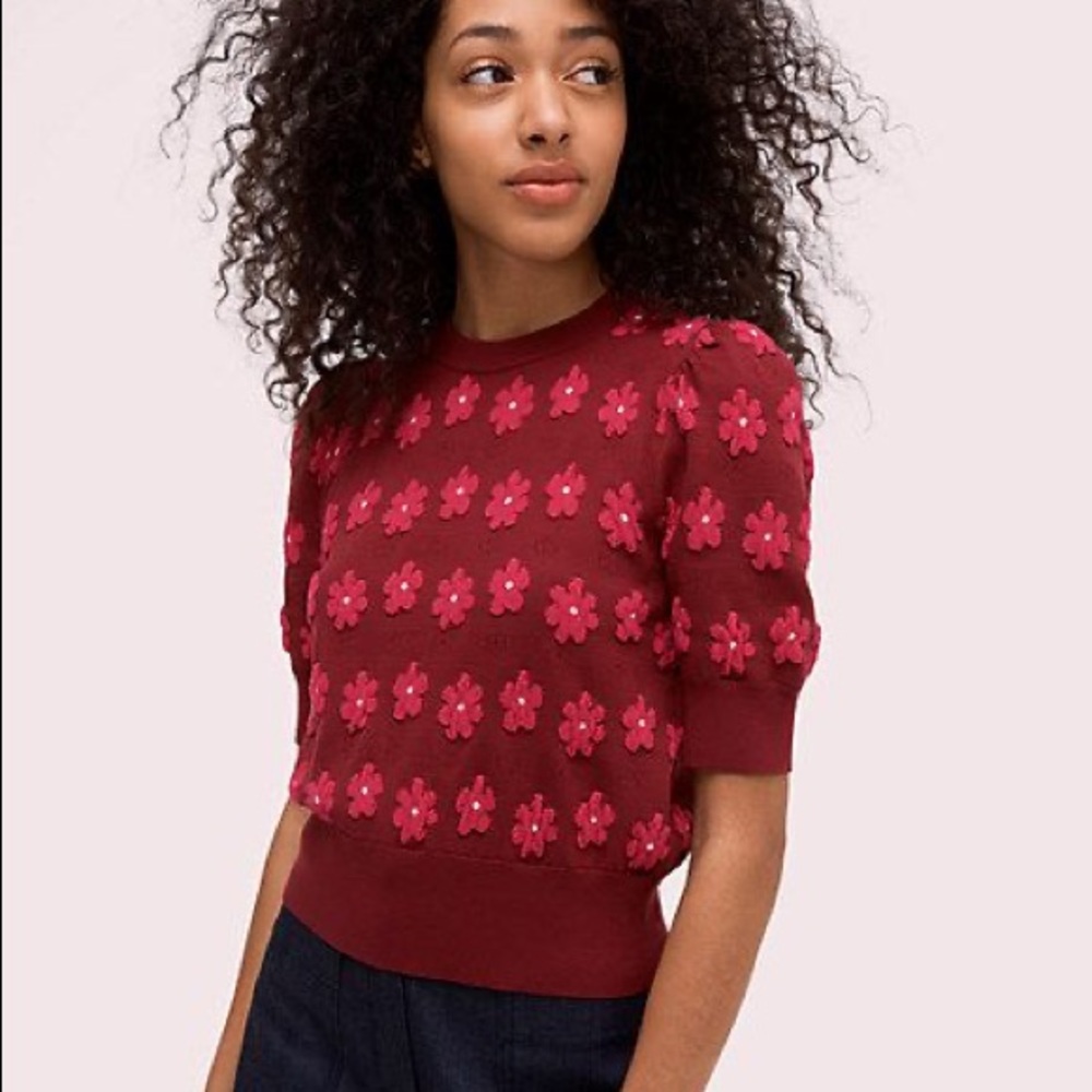 Kate Spade Marker Floral Sweater